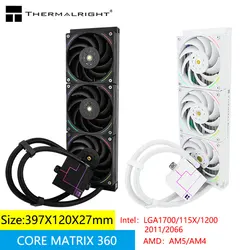Thermalright CORE MATRIX 360 All-in-One CPU Water Cooling Radiator Support wind/water cooling buckle switching LGA1700/115X/AM5