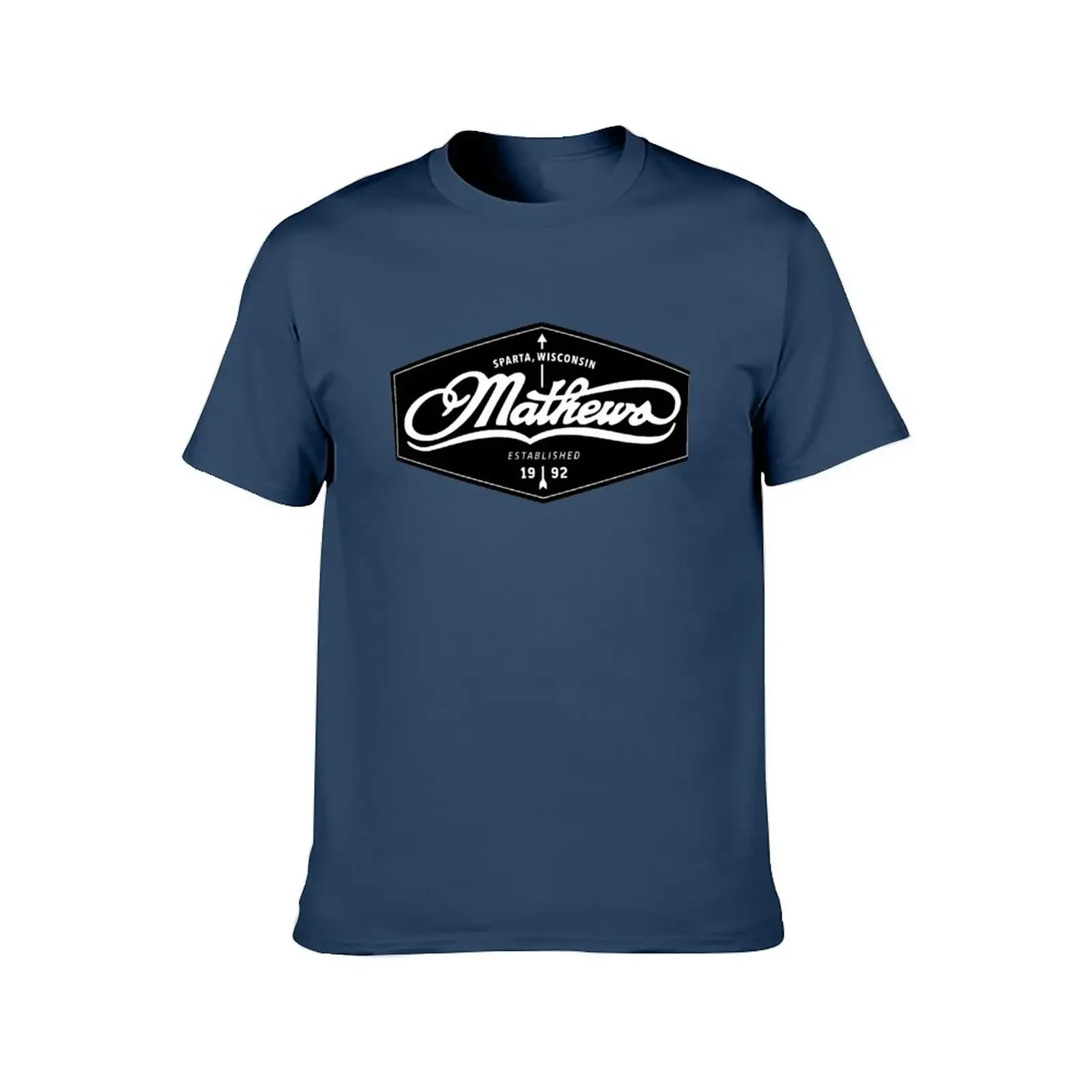 MATHEWS ARCHERY LOGO CROSSBOW ARROW T-Shirt custom t shirts plus size t shirts Men's clothing