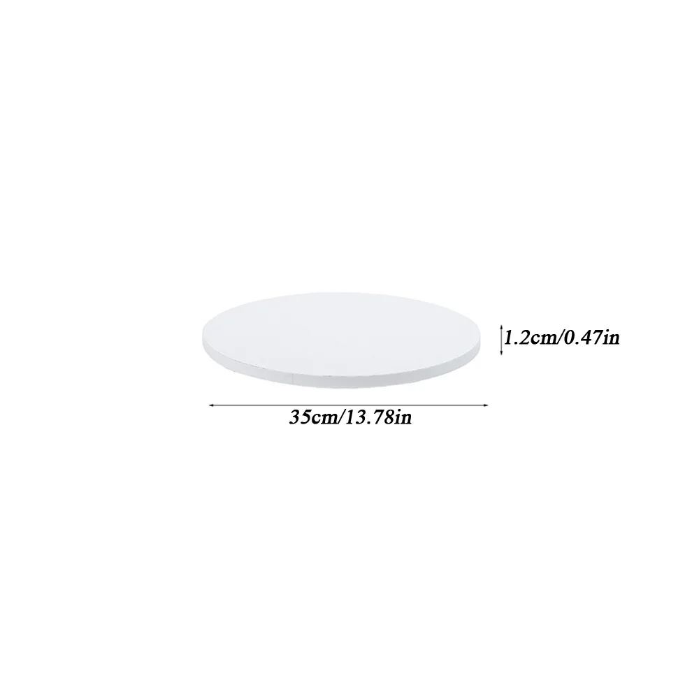 Easy to Use 6/8/10/12/14in Cake Board Base Round Disposable Round Cake Tray Pad Cake Board Pastry Display