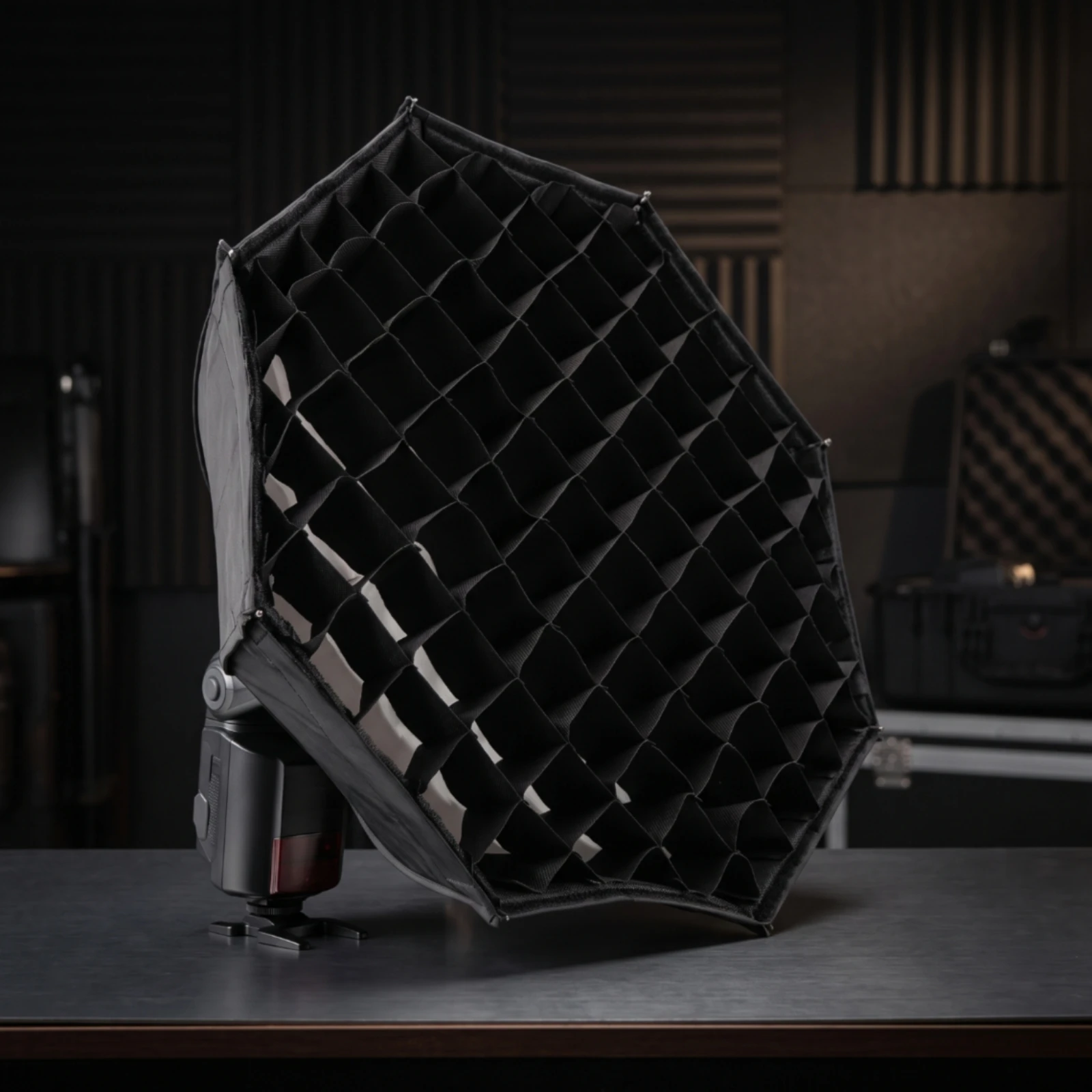 Octagonal Softbox Professional Softbox with Grid Modifier Portable Sturdy for Portrait Photographers, Photography Studio