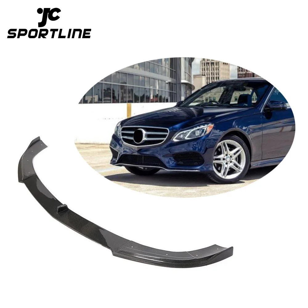 

Carbon Fiber W212 E350 Front Lip for Mercedes Benz E Class E300 E350 E400 E550 4-Door 2013-2015