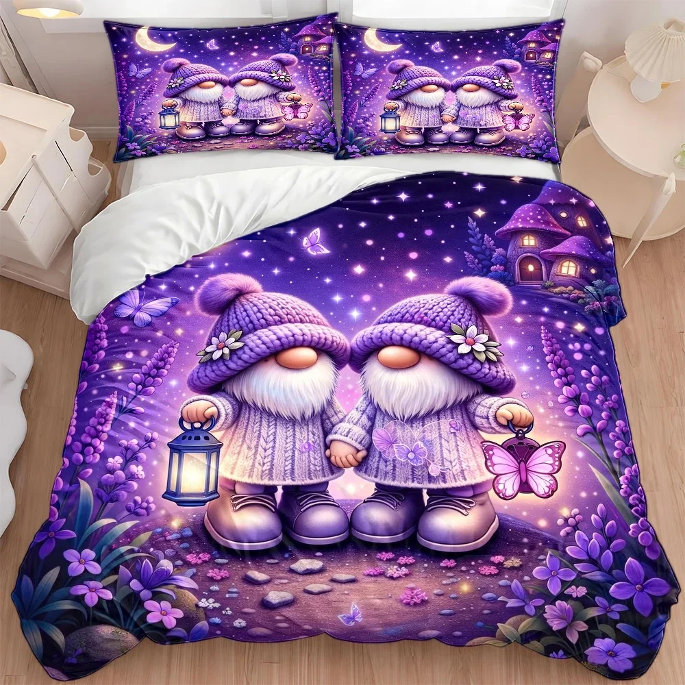 3Pc Dreamy Purple Elf Theme Du - đánh giá và giá Duvet Cover Sets With Zipper