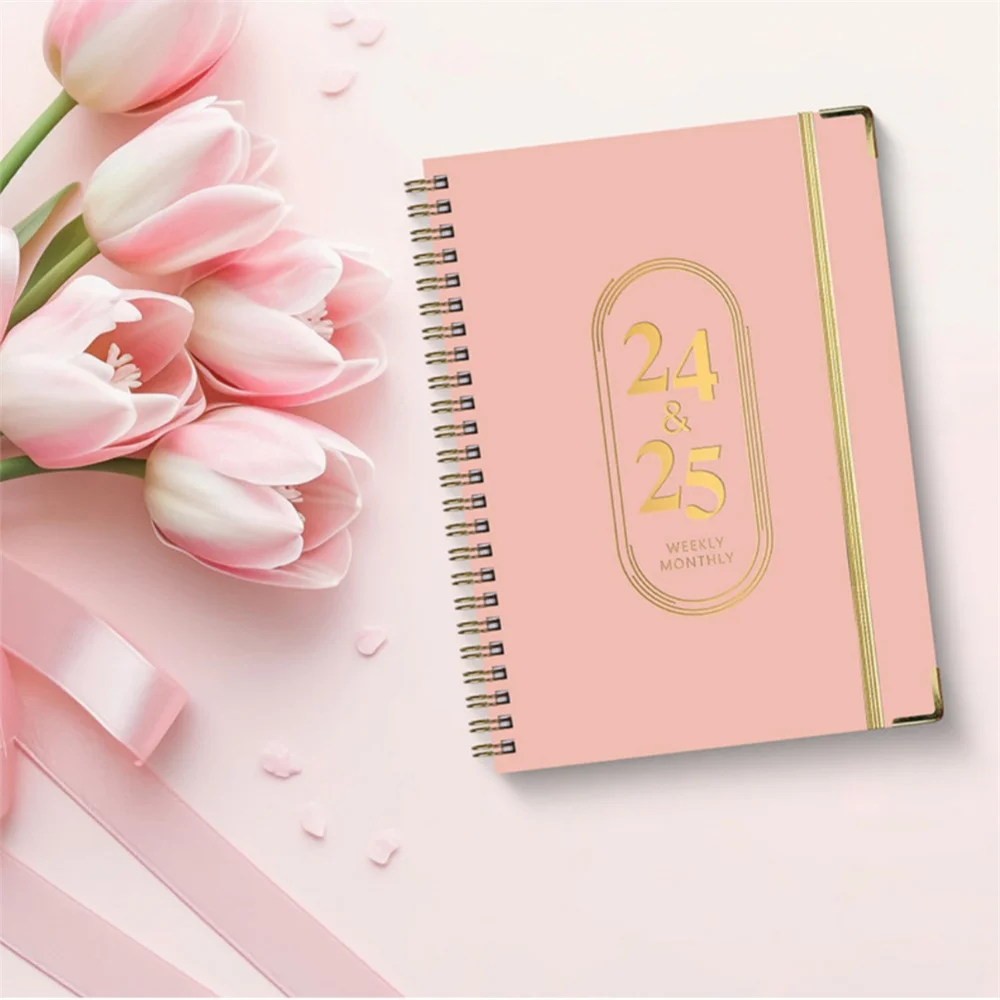 2024-2025 English Notebook A5 Diary Work and Exercise Schedule Notebook Art Students Sketch Book Memo Graffiti Stationery