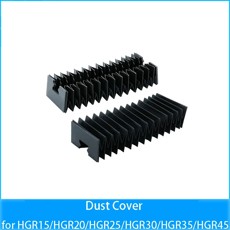 Linear Guide Protection Dust Cover HGR 15mm 20mm 25 30 35 45 Rail Bellow Dustproof Cover for HGR15 HGR20 HGR25 HGR30 HGR35 HGR45