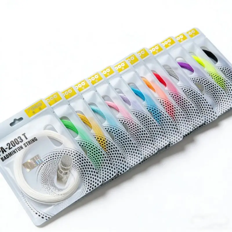22-26 Pounds Badminton String, Wire diameter 0.68mm,High Elasticity Durable Training Racket Line For Amateur, Badminton Accesory