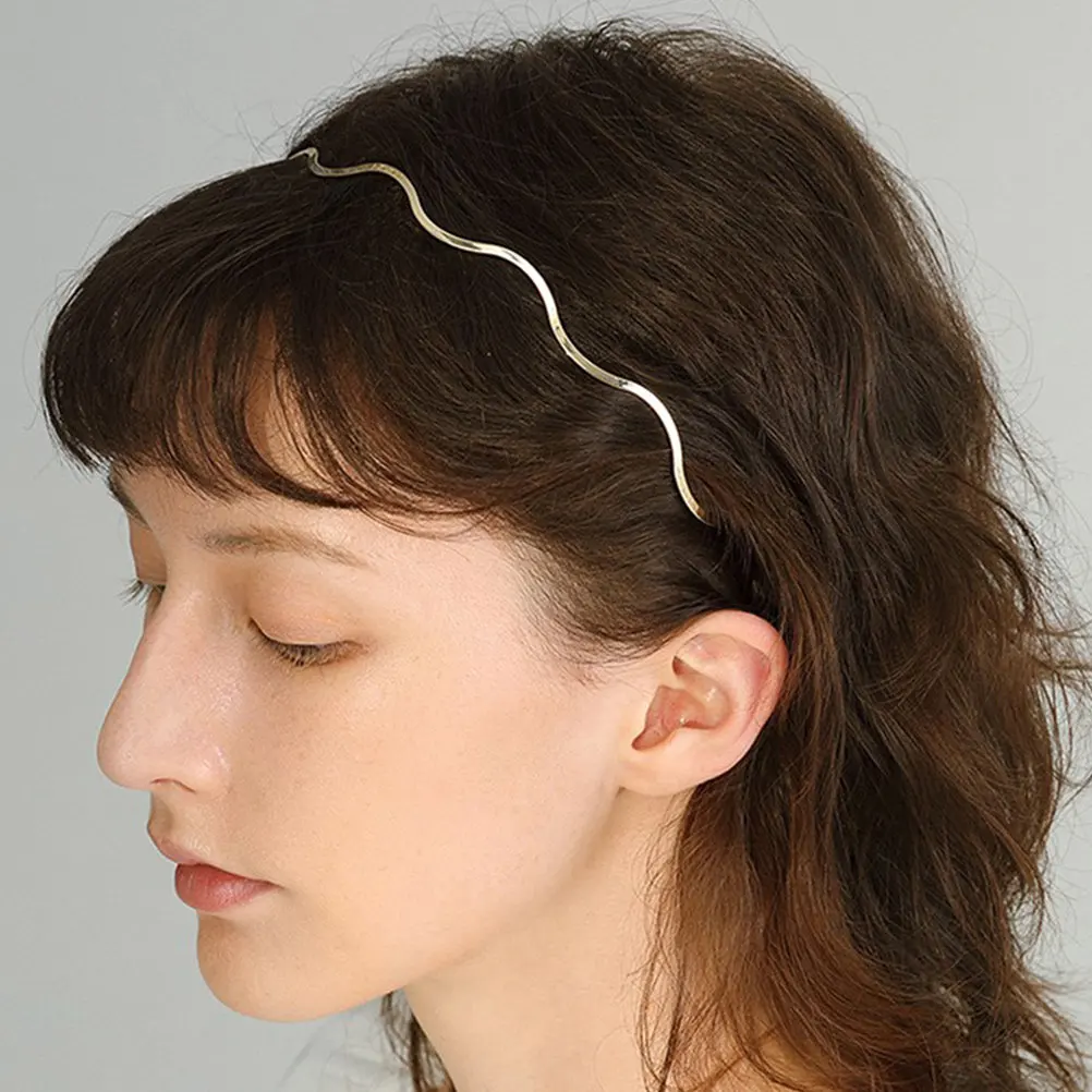 

Набор из 6 изящных металлических ободков для волос: минималистичный дизайн, ослепительный блеск, для повседневного использования и особых случаев