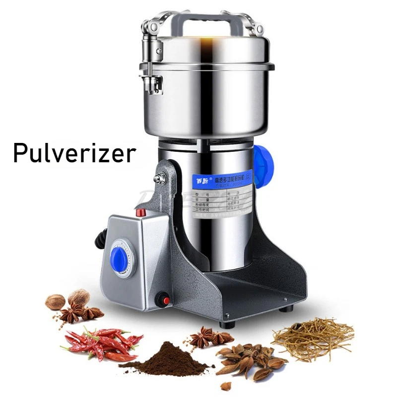 Spice Coffee Grinder Food Herbal Crusher Capacity 800g High Speed Intelligent Beans Ultra-fine Pulverizer