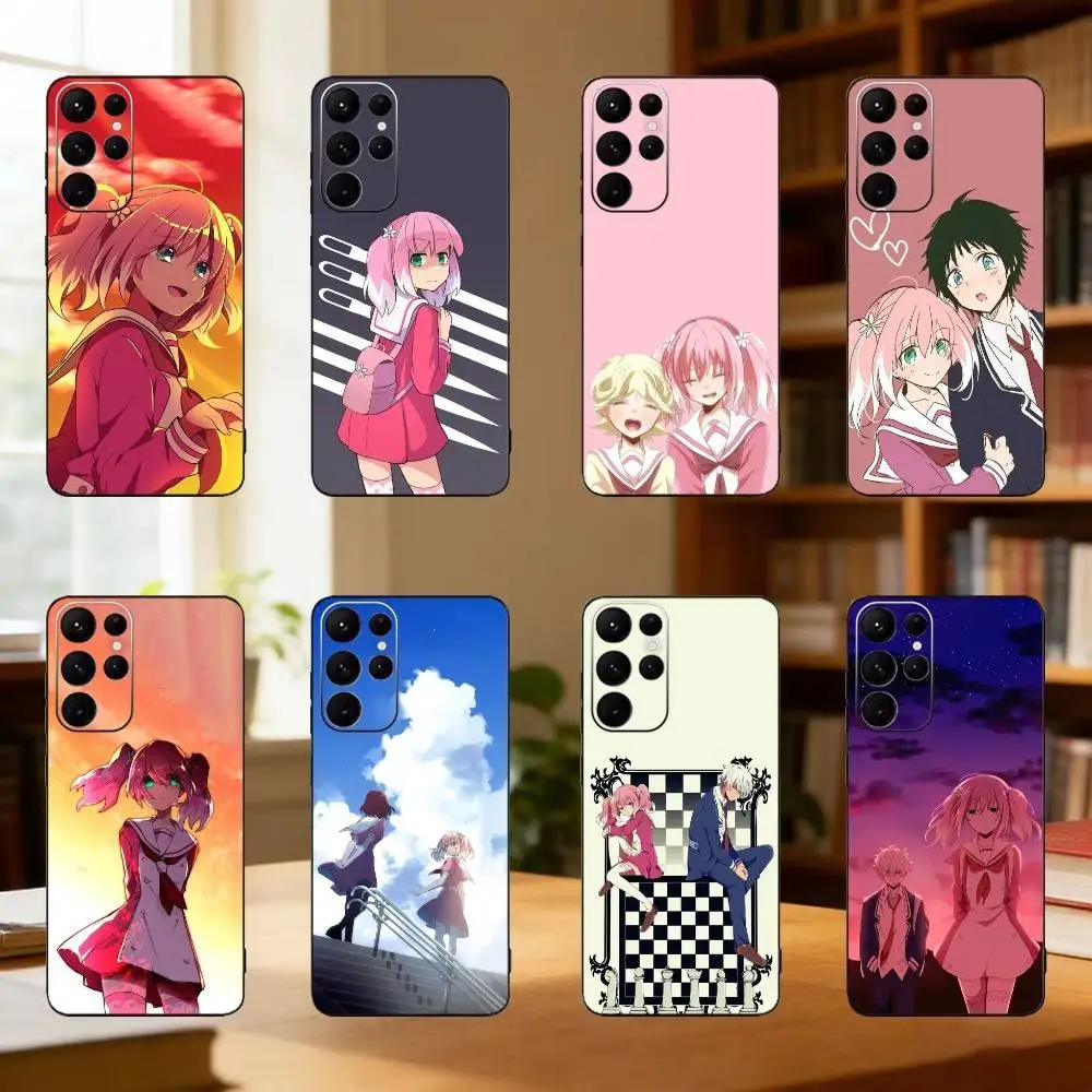 

M-Munou Na Nana Phone Case For Samsung S25,24,23,22,30,21,10,9,Ultra,Plus,Lite Soft Black Case