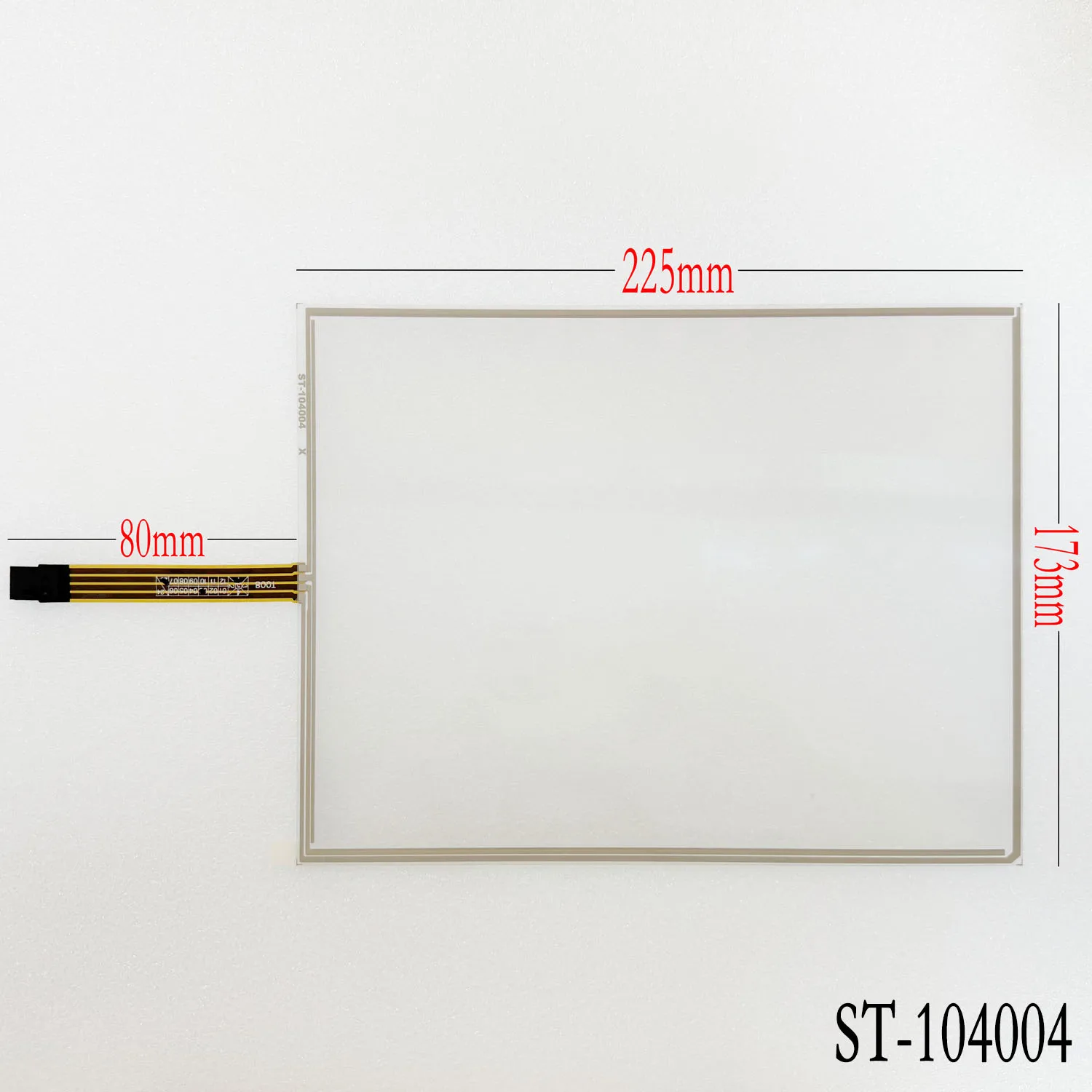10.4-inch 4-wire touch screen