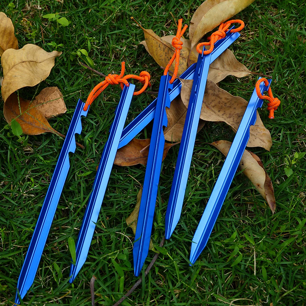 Estacas de aleación aluminio 18 cm para tienda campaña – Ultraligeras - imagen 4