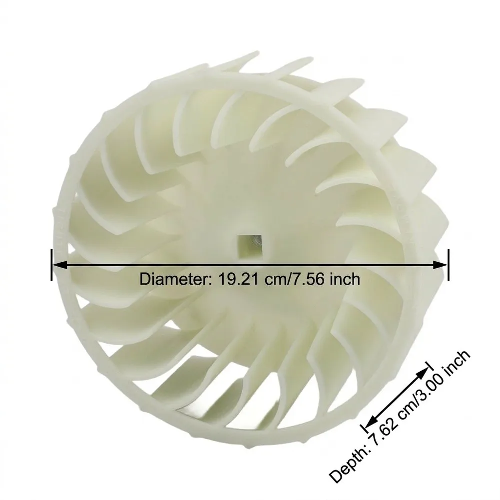 Replacement Blower Wheel For Dryer Blower Wheel Laundry Dryer Fan Dryer Blower Wheel Strong Wind Power Quiet Operation
