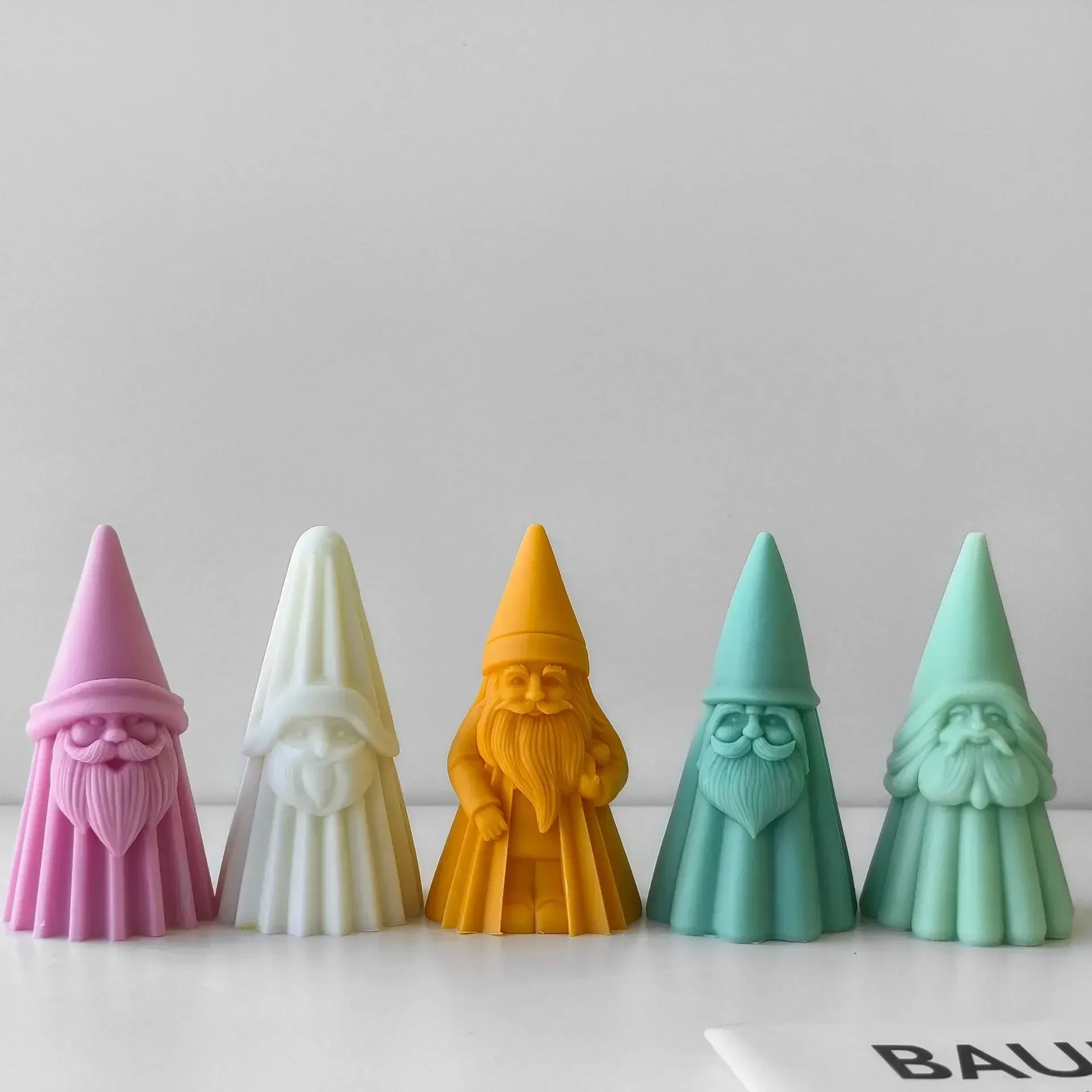 

Christmas Santa Candle Silicone Mold Handmade Christmas dwarfs Mould Xmas Resin Ornaments Mould Soap Mould