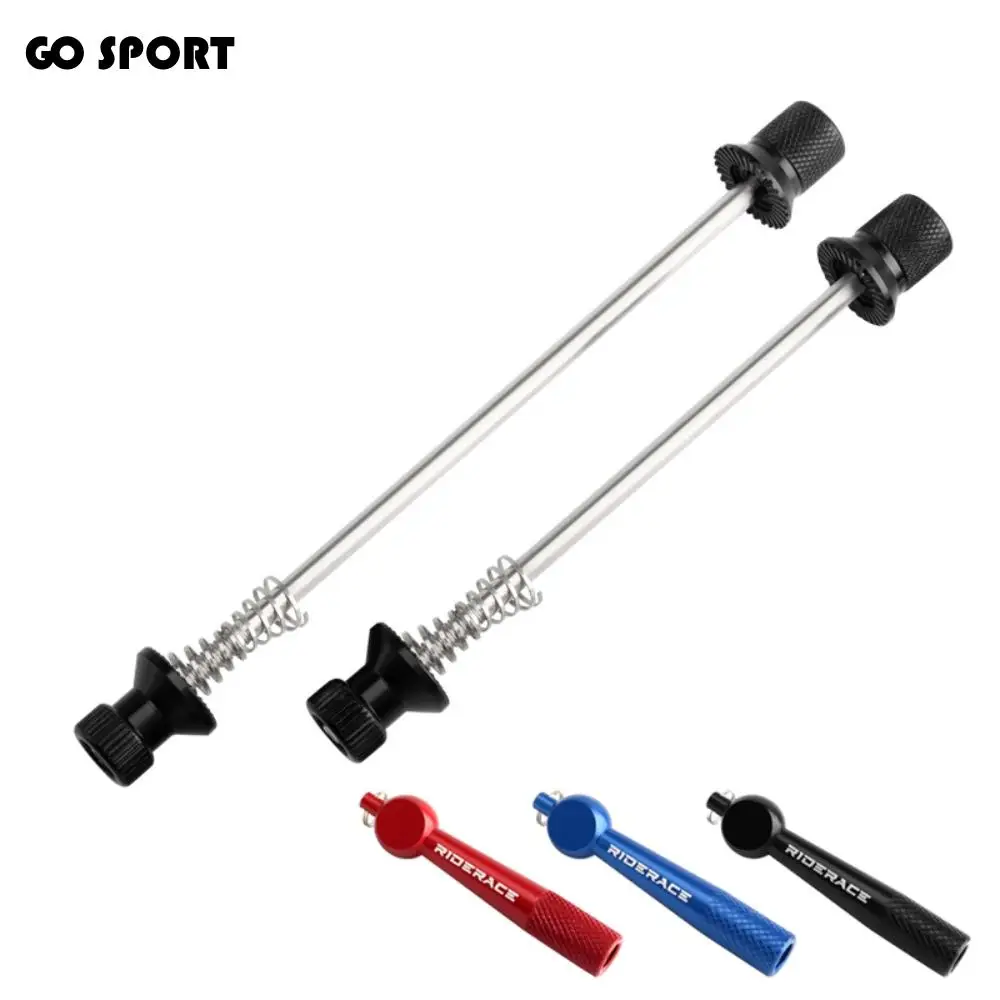 

Anti Theft Bicycle Hub Quick Release Security Bike Skewers Lever Durable Aluminum Alloy Bicycle Skewer Lever QR Wheel Locking