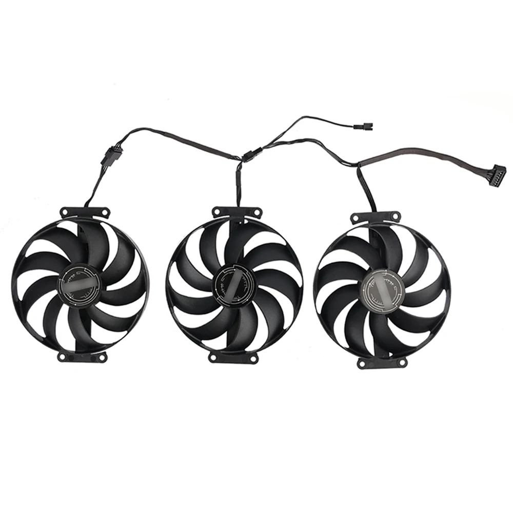 Imagem -05 - Substituição do Ventilador Mais Frio para Asus Gaming Geforce Rtx 3070 3060ti v2 8gb Gddr6 Gráficos de Refrigeração da Placa Vídeo Fãs Novo 90 mm Cf1010u12s