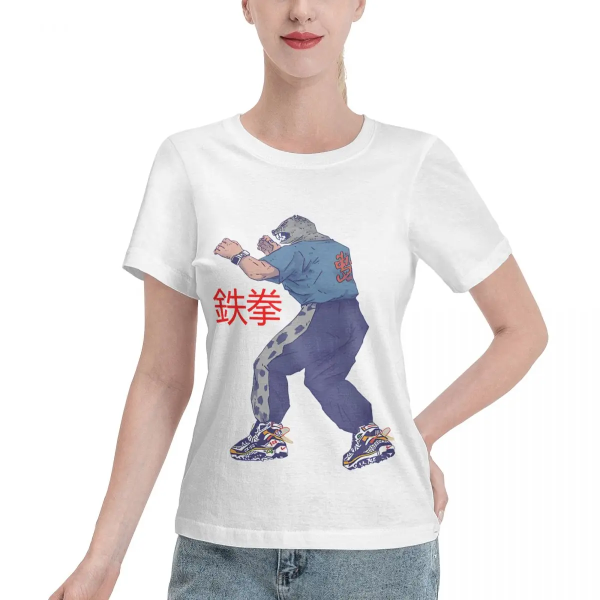 Great Deal King Tekken Women's T-shirt All Season High Quality Cotton Shirt