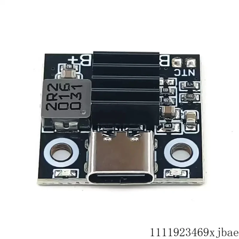 1S 18650 Lithium Battery Charging Boost Power Board Step-up Charge Protection Module Type-C 5V Charge Discharge Integrate Module