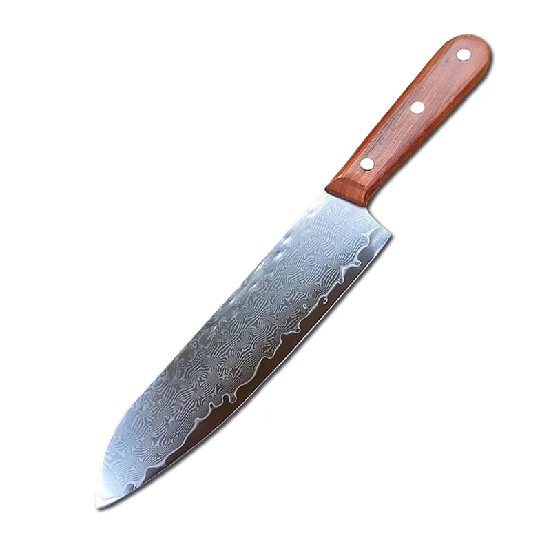 NONE 67-lagiges Küchenmesser aus Damaststahl, japanisches Kochmesser, Fleischbeil, Santoku-Sushi-Messer, professionelle Kochutensilien 7