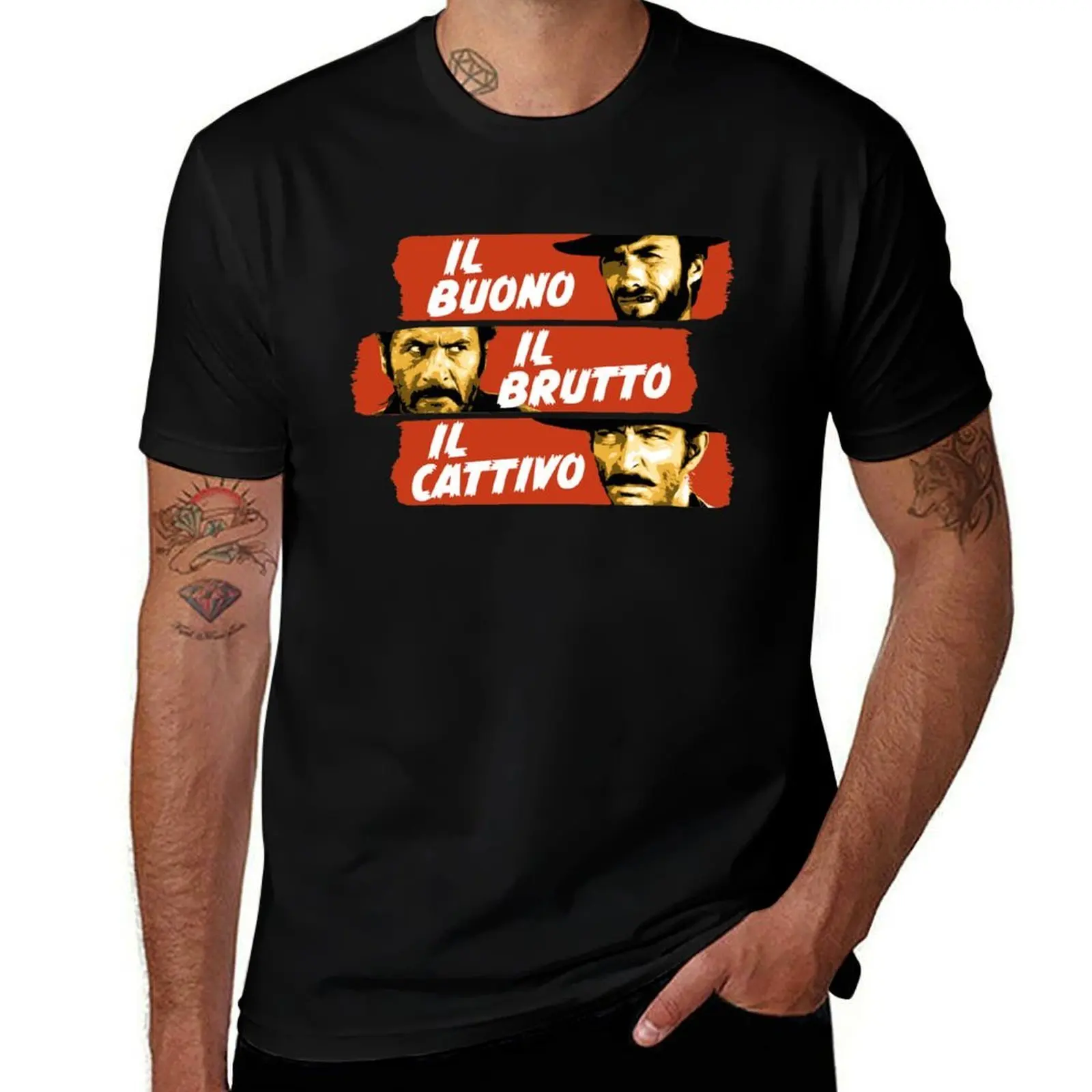 

Il Buono, il Brutto, il Cattivo – Italian version of The Good, The Bad and The Ugly T-Shirt
