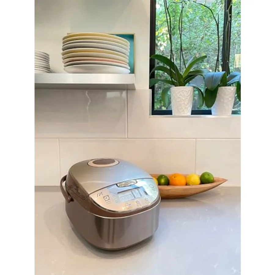 RC-1206 6 Cups Multi-functional Rice Cooker for Brown Rice White Rice Porridge Oatmeal Soup Steam Stew Slow Cook and Cake in St