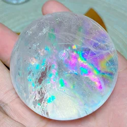 Healing Natural Crystals Clear Quartz Rainbow Sphere Ball High Quality Reiki Home Decorations Mineral Energy Gift Ore Crafts