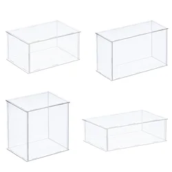 Acrylic Display Case for Collectibles Figures Toys Clear Plastic Box Cube Storage Box Assemble Dustproof Protection Showcase