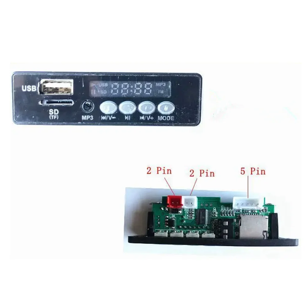 Children's Electric Car Bluetooth Music Player with USB Interface MP3 Music Version Chip, 12V Music Player Speaker Accessories