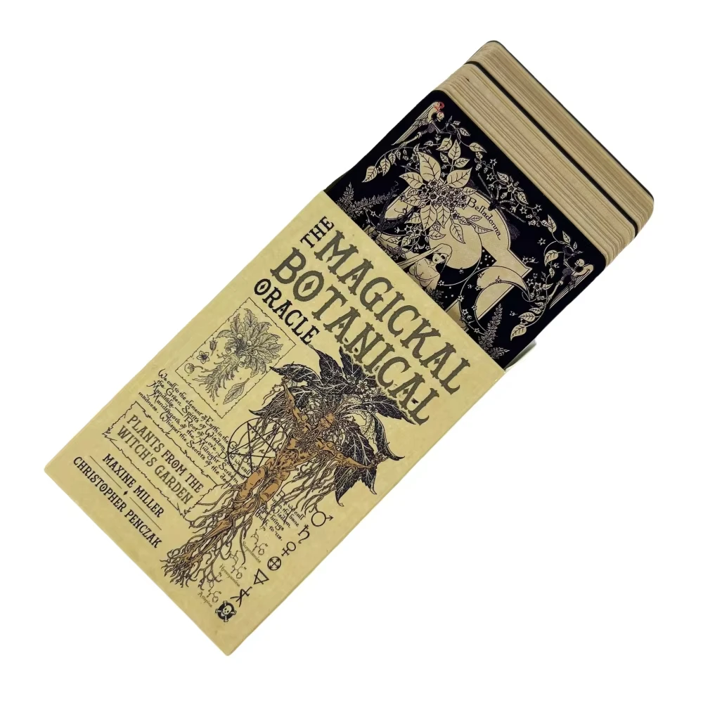 The Magickal Botanical Oracle Cards Um 33 Tarot Inglês Adivinhação Edição Baralho Borad Games