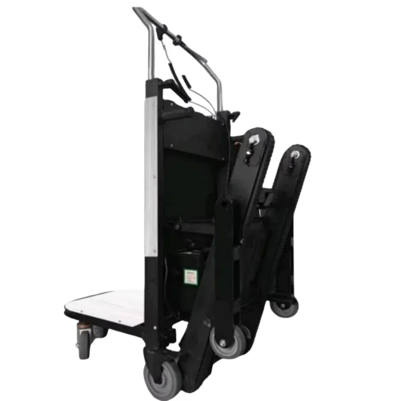 

Electric Ladder Car 400 kg Load Capacity Steel Pallet Stair Climber Manual Lift Industrial