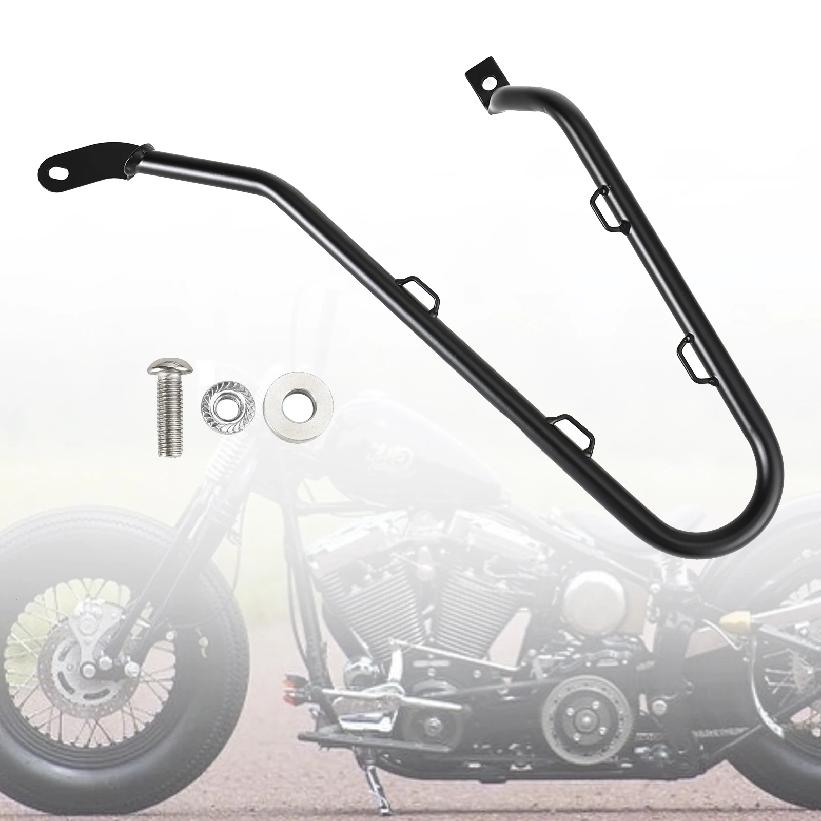 Topteng Black Saddlebag Support Mounting Bracket Left For Triumph Bobber 2017-2023 22