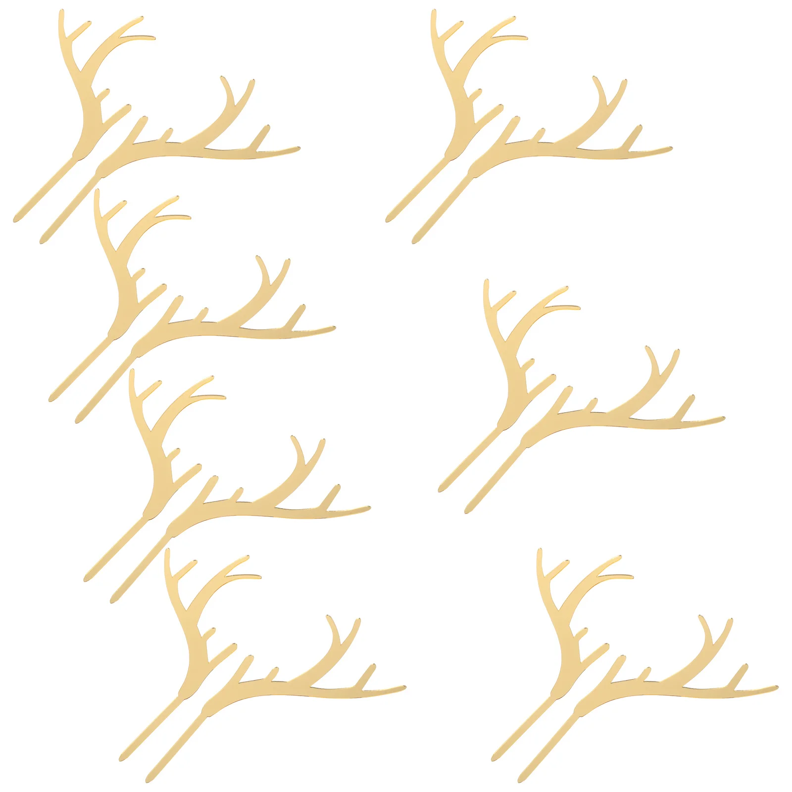 

Christmas Antlers Cake Topper Acrylic Cartoon Holiday Dessert Decoration For Party Shower Birthday Cake Ornament