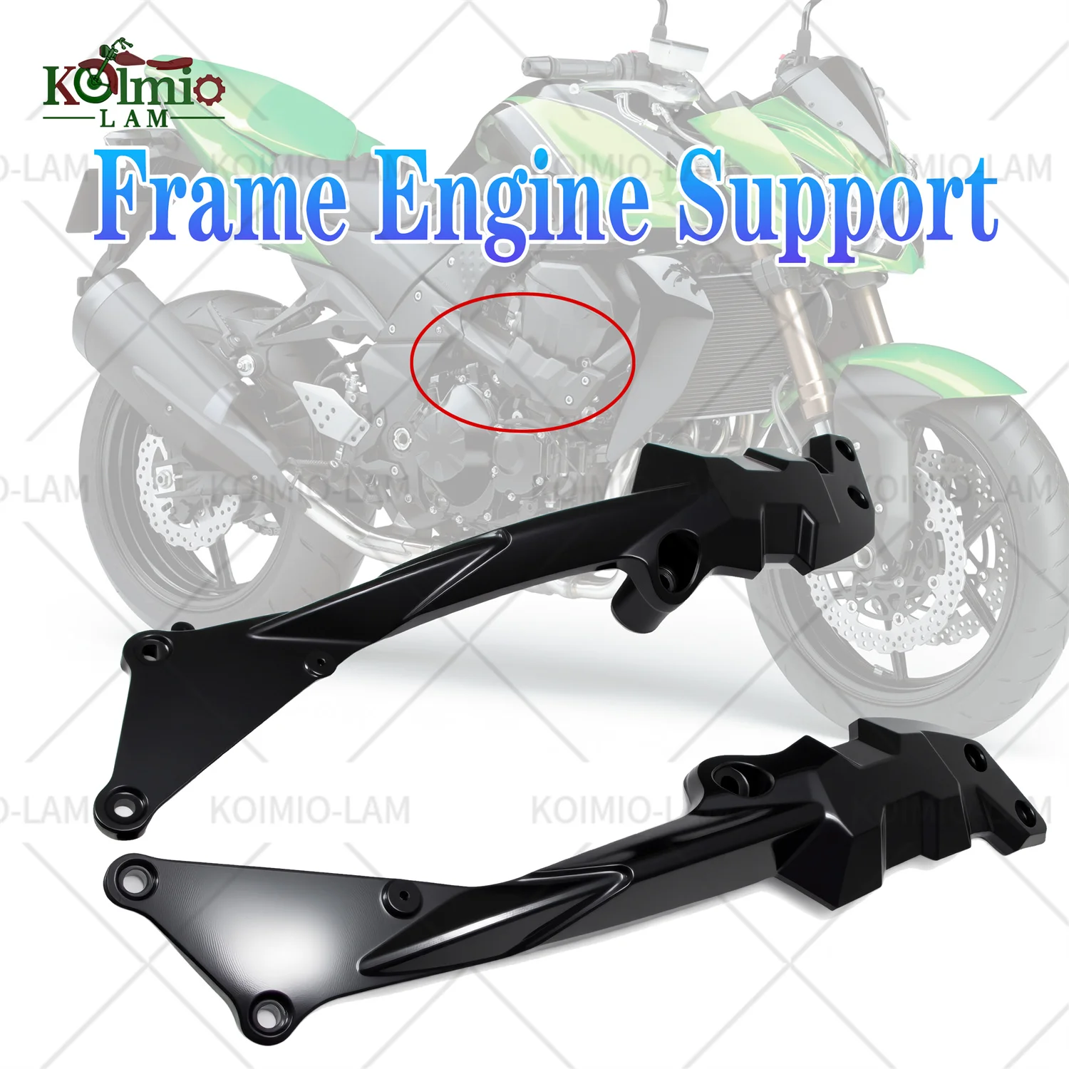 Fit For KAWASAKI Z750 Z750R 2007 - 2012 Z1000 2007-2009 Z 750 / 1000 Left Right Side Frame Engine Support