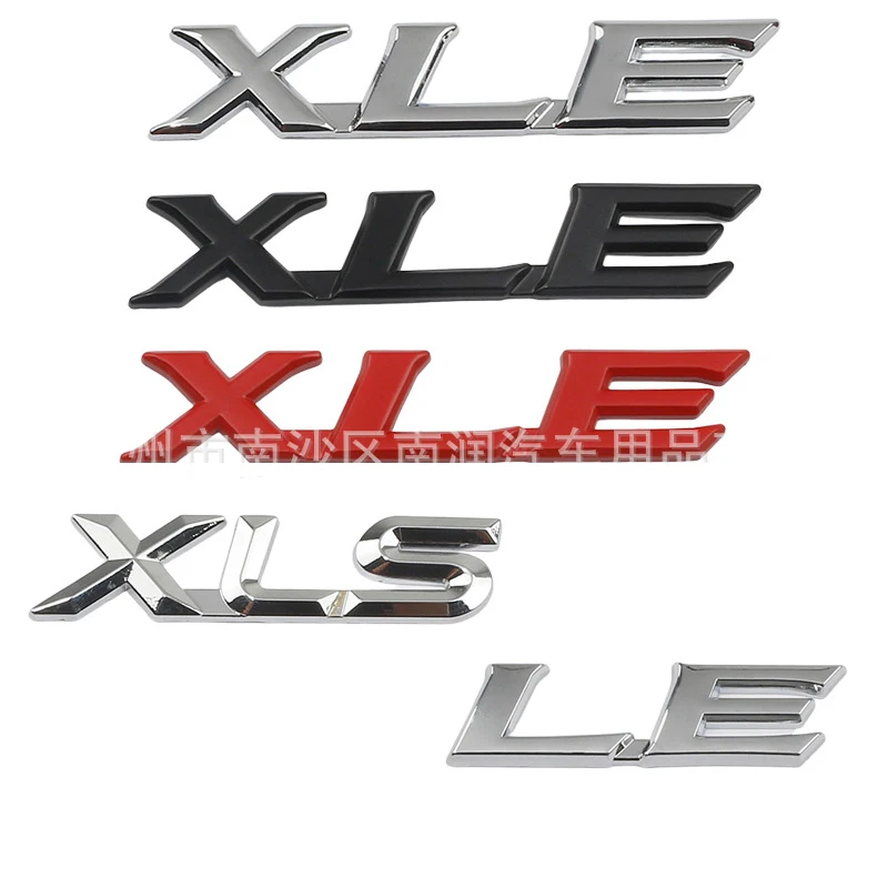 

3D автомобильные металлические наклейки для Toyota XLE XLS LE автомобильные наклейки аксессуары декоративные наклейки на кузов