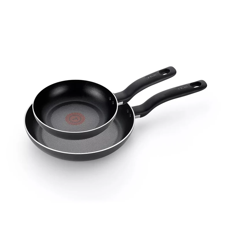 

Easy Cooking Non stick Pot Black 2-piece Frying Pan Set