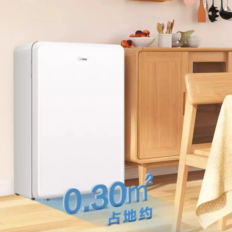 Midea 220V Single Door Freezer Refrigerator 116L Three Gear Temperature Control Space Energy Saving Bass Refrigerator