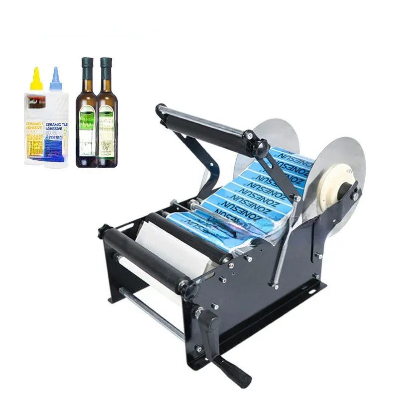 Lengthened with Lower Pressure Cylinder Bottle Labeling Machine Adhesive Sticker Transparent Label Wine