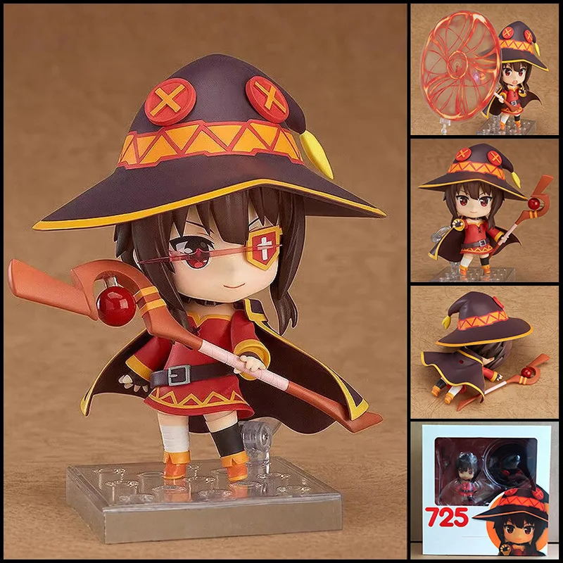 Nueva Muñeca de Acción Coleccionable Megumin Q Clay 725, Figura de Juguete, Regalo, Personajes de Arcilla que Ofrecen Bendiciones y Beneficios a un Mundo Hermoso