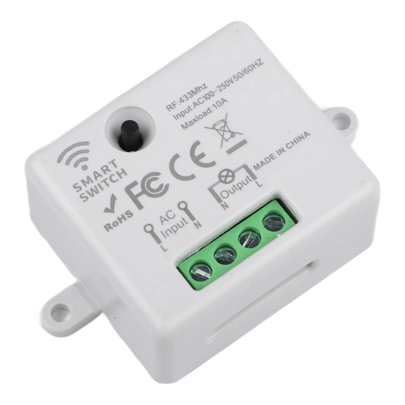 for Energy Efficient RF433 Wireless Light Switch No Wiring Needed Battery Powered with 30 Meter Indoor Signal Penetration