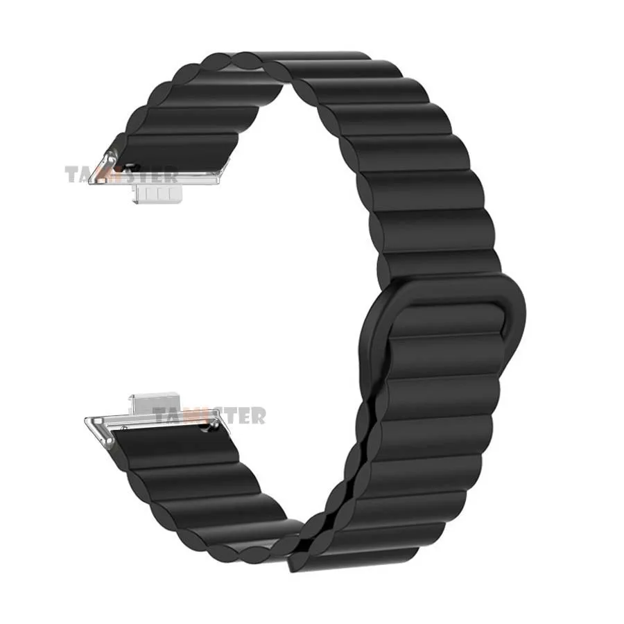 Silicone Magnetic Loop Strap For Huawei Watch Fit 3 Watchband Adjustable Bracelet For Huawei Fit 3 Wristband Correa Accessories