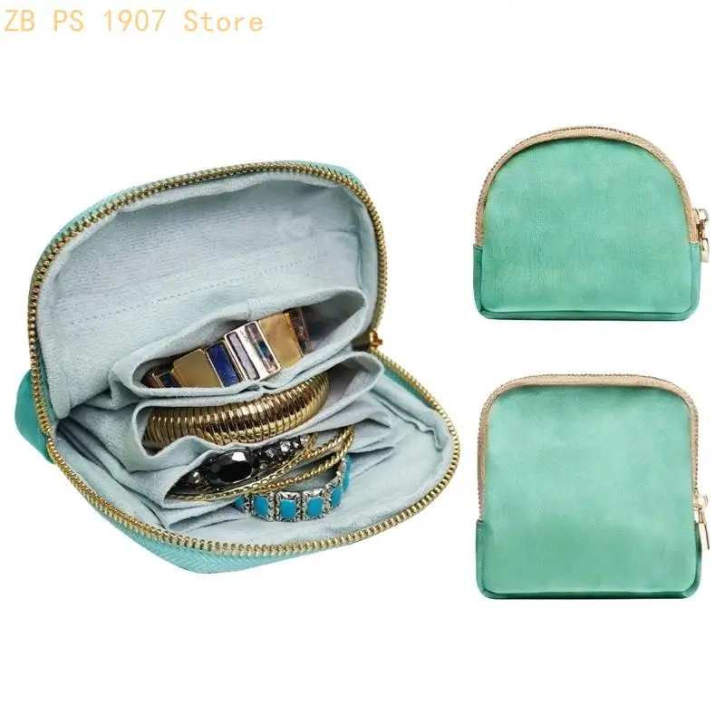 Elegant Velvets Jewelry Organizers with Closure Jewelry Container 55KA