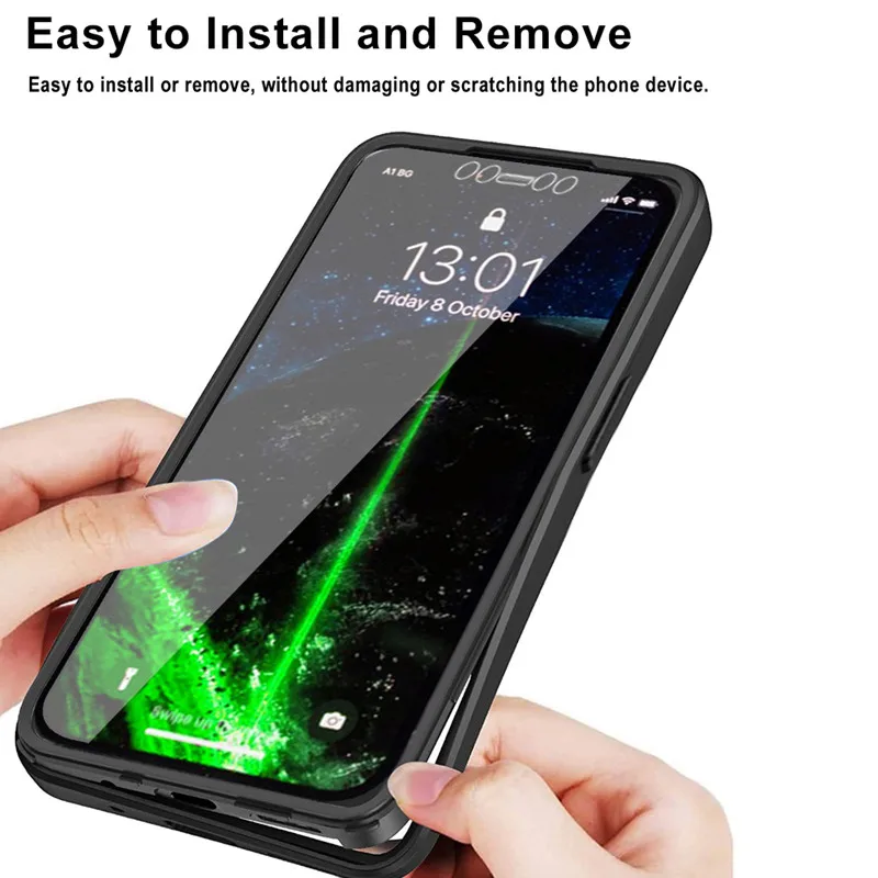 360 Full Body Front+Back Clear Case For iPhone 16 15 14 13 11 12 Pro Max XS X XR 7 8 Plus SE 2022 Silicone Shockproof Cover