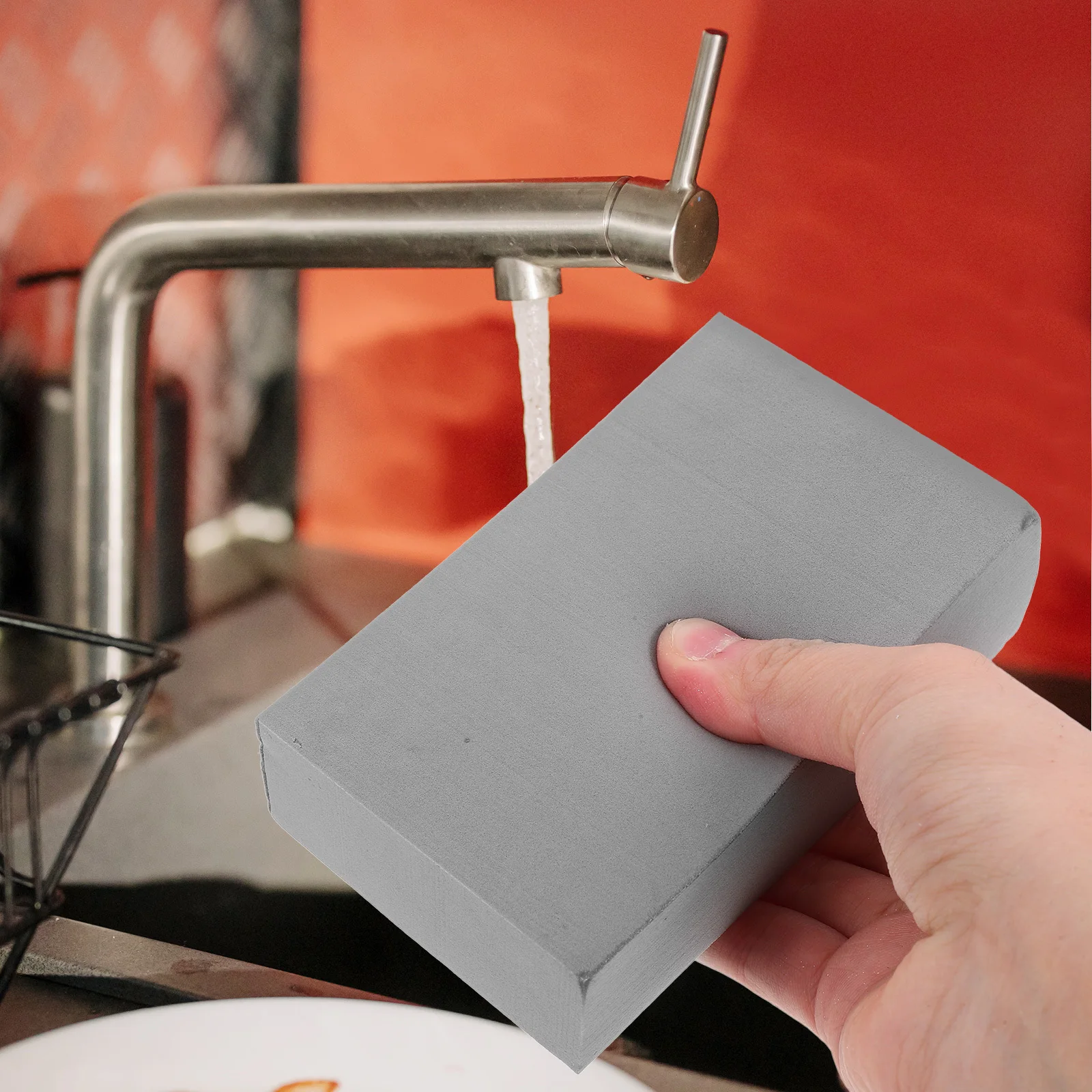 

2Pcs Cleaning Sponge Gentle Multi Function Kitchen Sponge for Delicate Surfaces Compact Dish Scrubber Must Have Home Tool