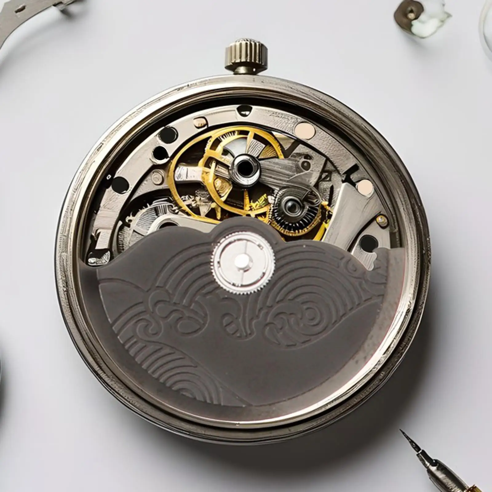 Automatic Mechanical Watch Movement Rotor Repair Jeweler Shop Part Component NH38 6R35