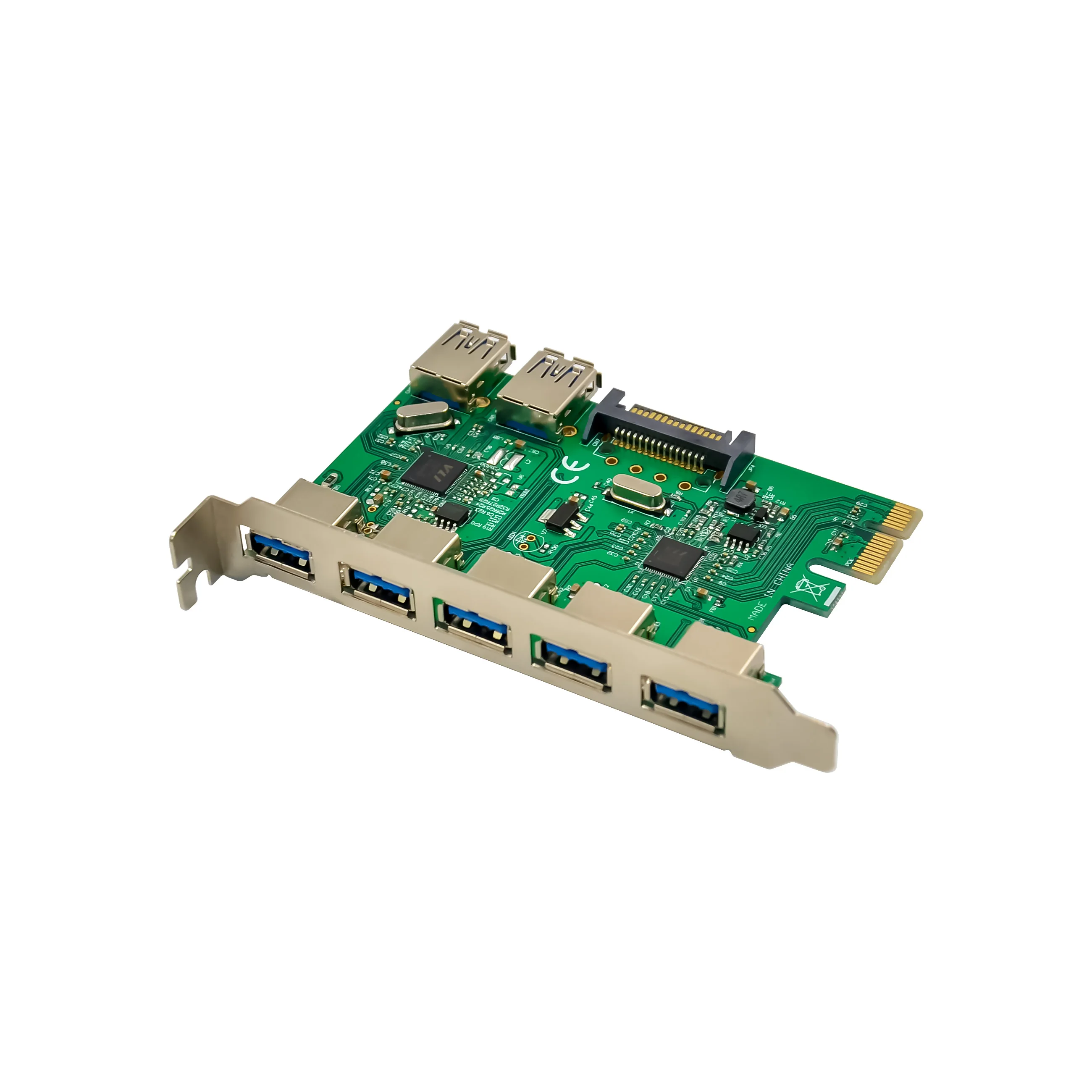 SUNWEIT ST610 PCIe X1 VL805 (5+2)xUSB3.0 5Gbps Extended Card