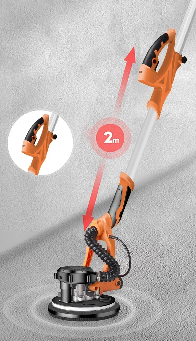 

Electric Wall Grinder Electric Wall Sander Self-priming dust-free sandpaper machine Putty Wall Grinder