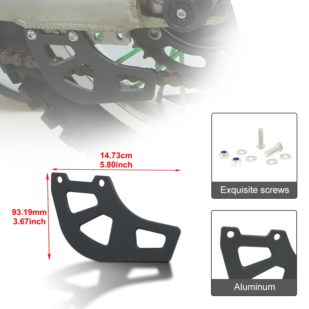 Motorcycle Aluminum Chain Guide Guard Sprocket Protector For KAWASAKI KLX250 2009-2020 KLX300 2021 2022 2023 2024 KLX 250 300