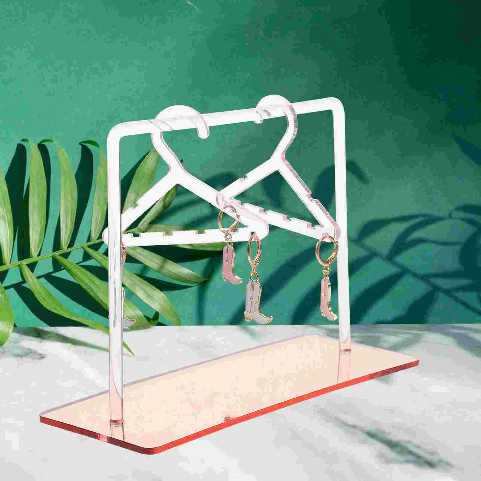Hanger Jewelry Rack Earring Holder Rings Storage Box Earrings Organizer Acrylic Stud Stand