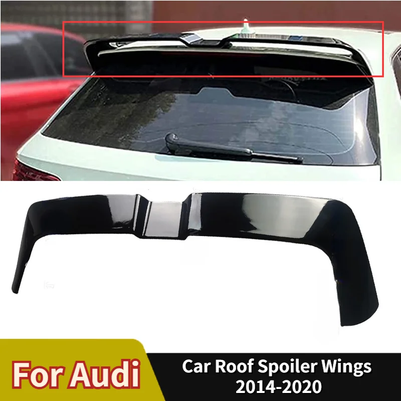 

Car Roof Spoiler Wings for Audi A3 8Y S3 RS3 Sportback 2020 2021 2022 2023 2024 Oettinger Style ABS Body Kits Gloss Black