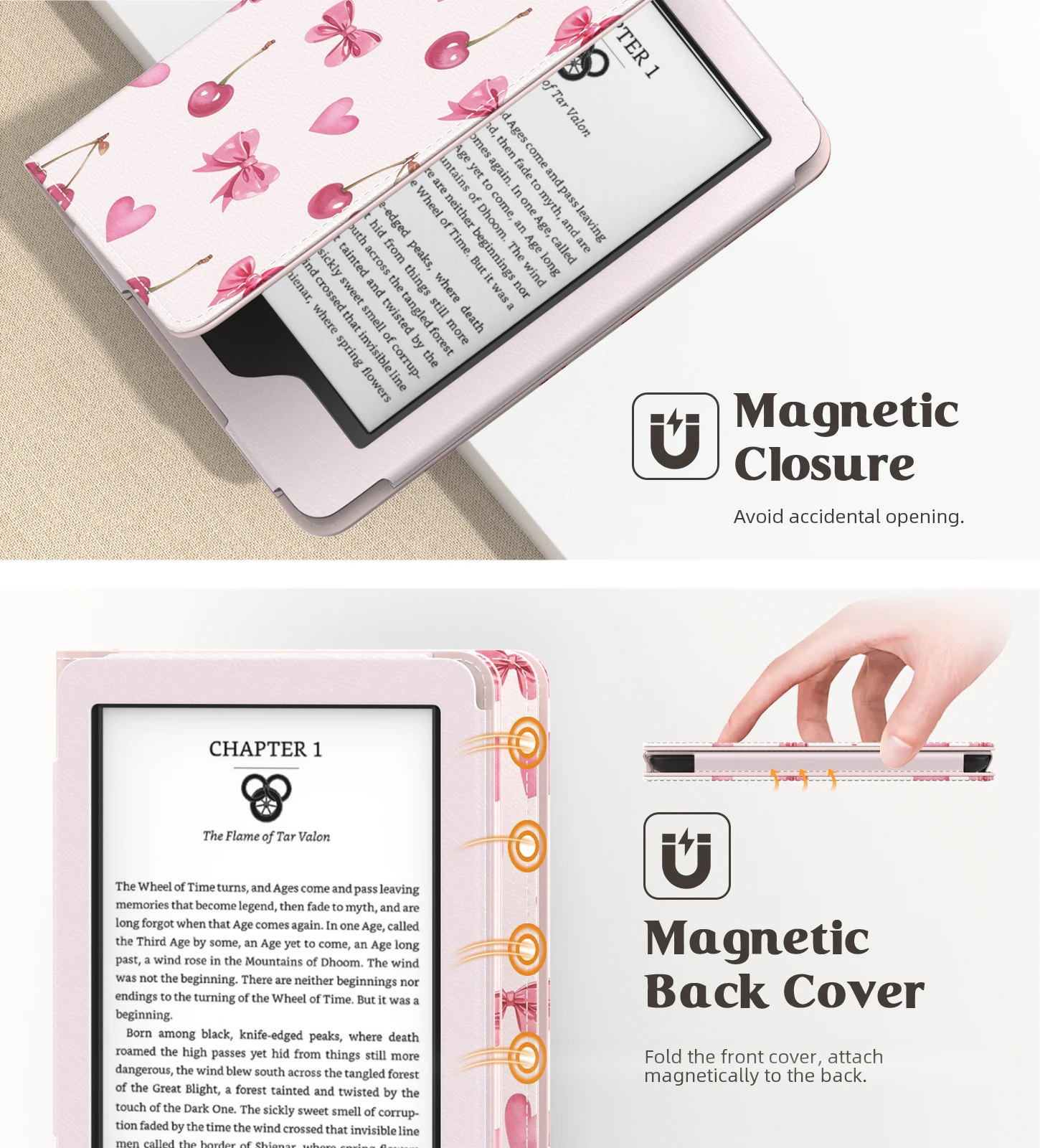 Etui na Kindle 11. generacji 2024, 6-calowe, ultralekkie, z powłoką PU, do Kindle (10/8 generacji, 2019/2016) z funkcją automatycznego budzenia/uciszania ekranu. — zdjęcie produktu 6