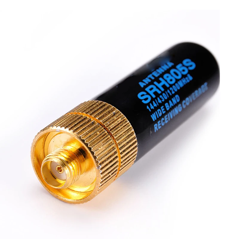1 قطعة صغيرة SRH-805S 5 سنتيمتر SMA-F أنثى ثنائي النطاق هوائي 50OHM ل UV-5R BF-888S راديو SRH-805S هوائي 10 واط #5