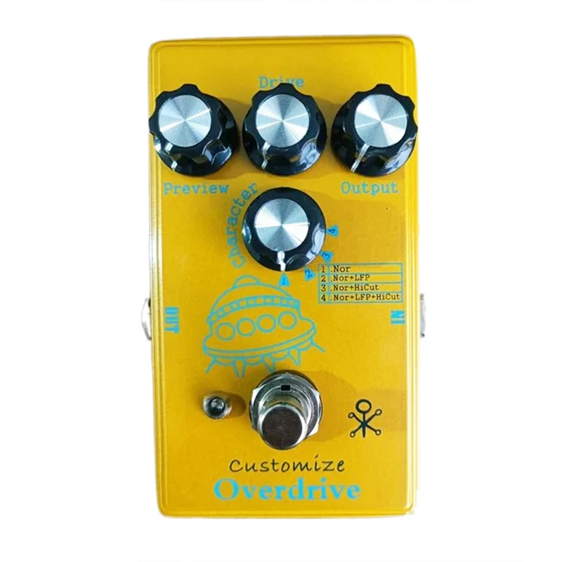 

Electric Guitar Effect Pedal Low Gain Overdrive , Built-Infever Circuit, Metal Overdrive Effect Pedal